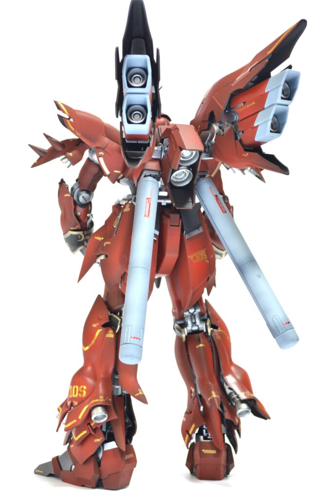 MG 1/100 シナンジュ　Ver.ka塗装後全身2