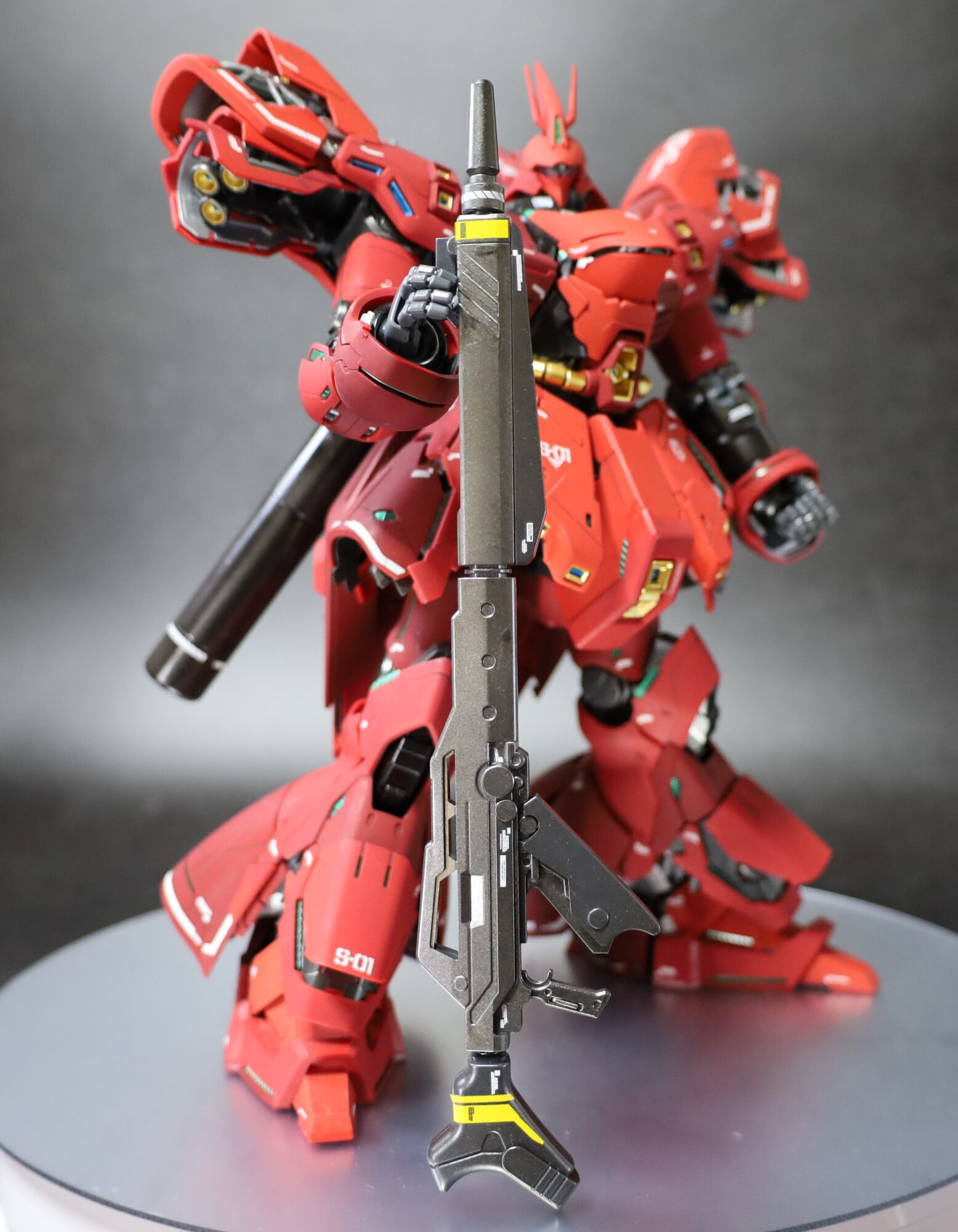 MG サザビーVer.ka を塗装作成しての完成レビュー。