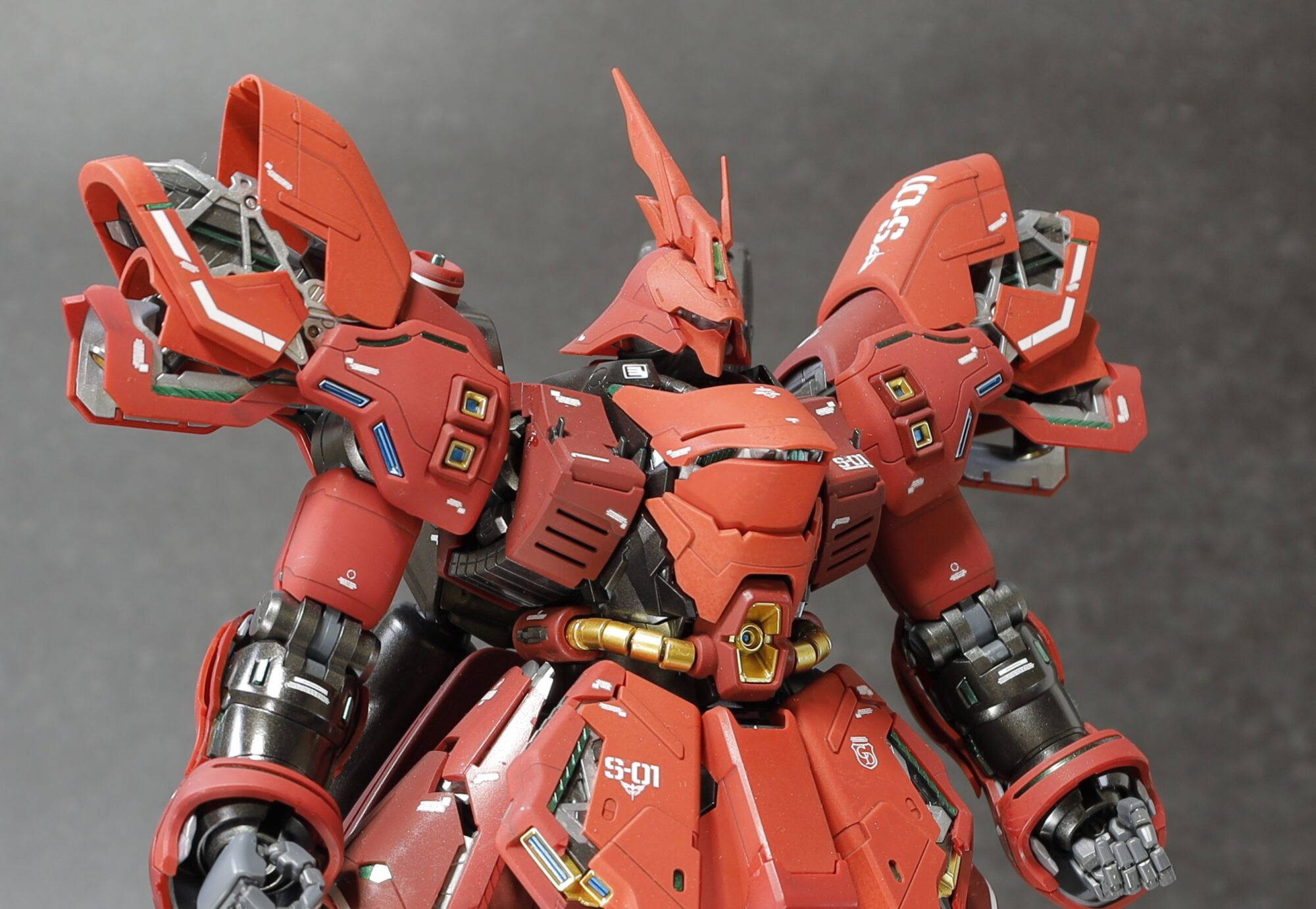 MG サザビーVer.ka を塗装作成しての完成レビュー。