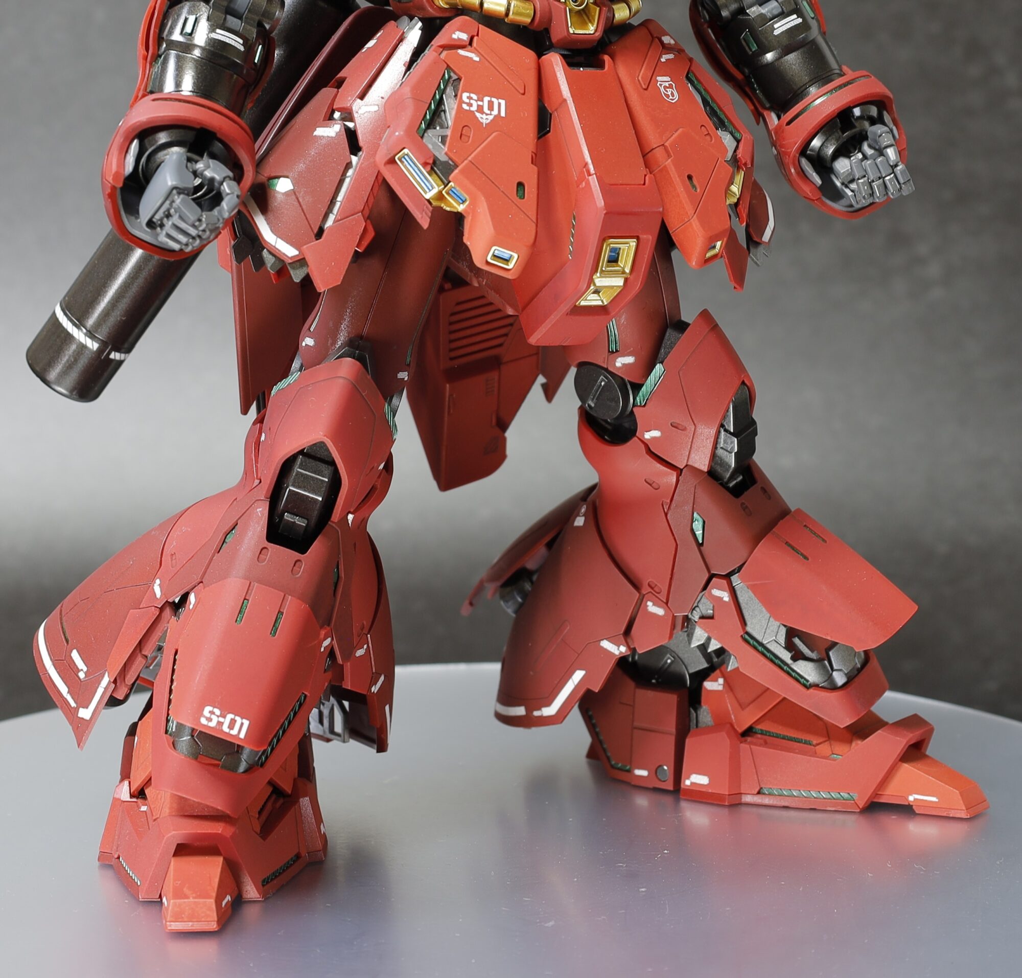 MG サザビーVer.ka を塗装作成しての完成レビュー。