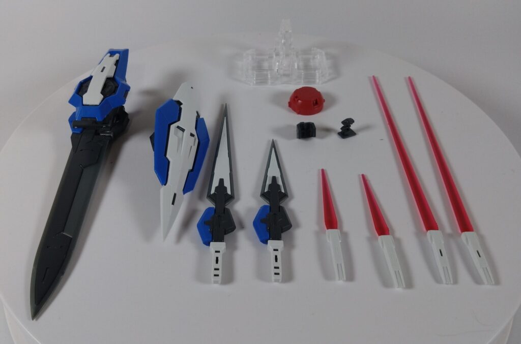 MGガンダムエクシアの素組の画像