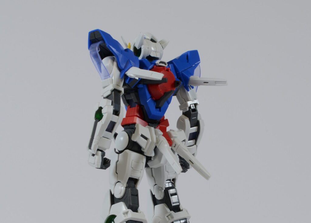 MGガンダムエクシアの素組の画像