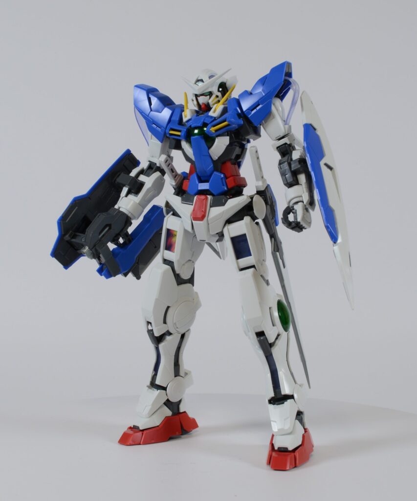 MGガンダムエクシアの素組の画像