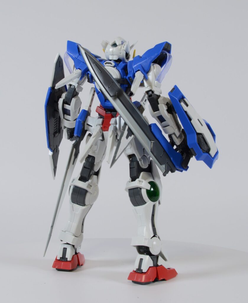 MGガンダムエクシアの素組の画像