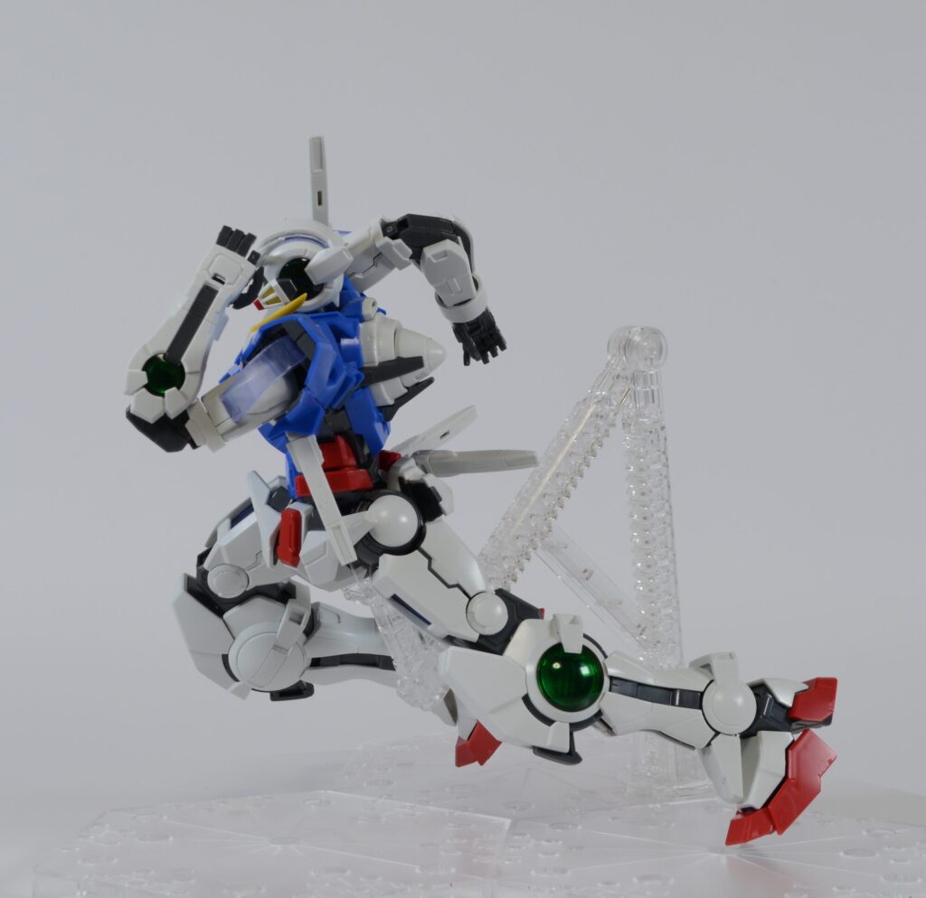 MGガンダムエクシアの素組の画像