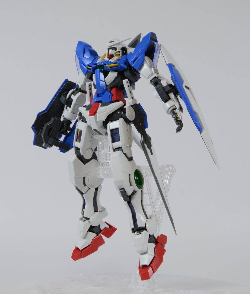 MGガンダムエクシアの素組の画像