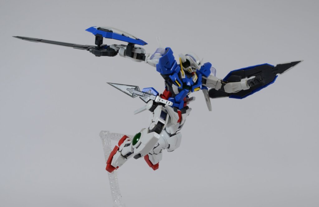 MGガンダムエクシアの素組の画像