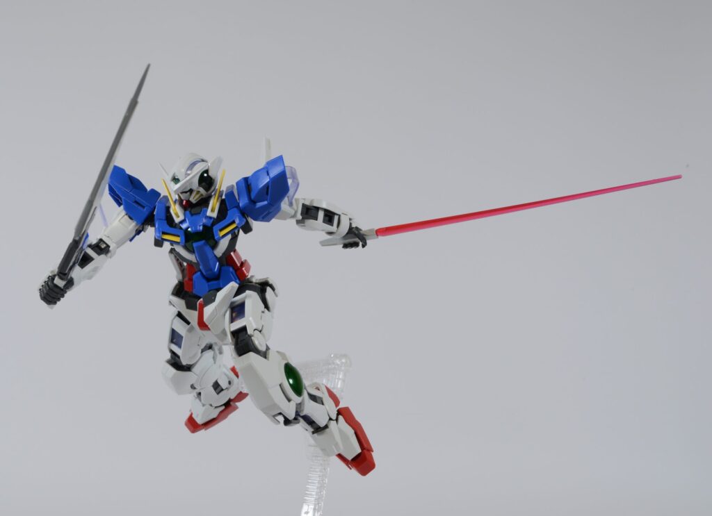 MGガンダムエクシアの素組の画像