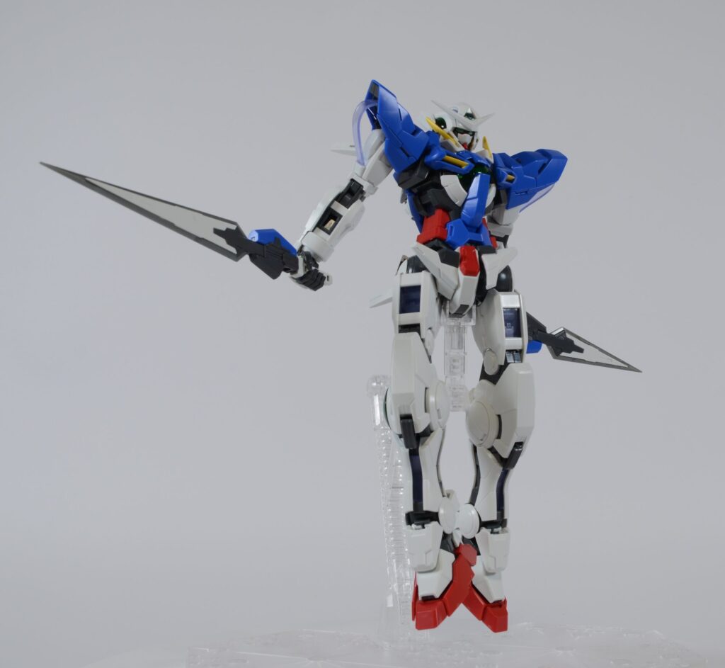 MGガンダムエクシアの素組の画像