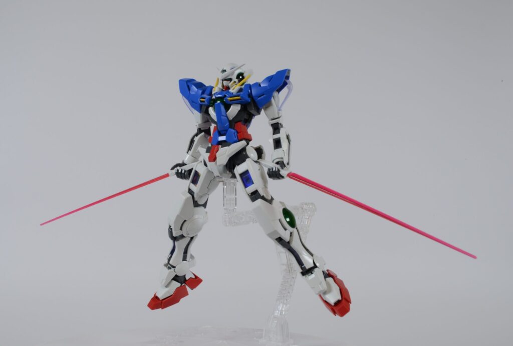 MGガンダムエクシアの素組の画像