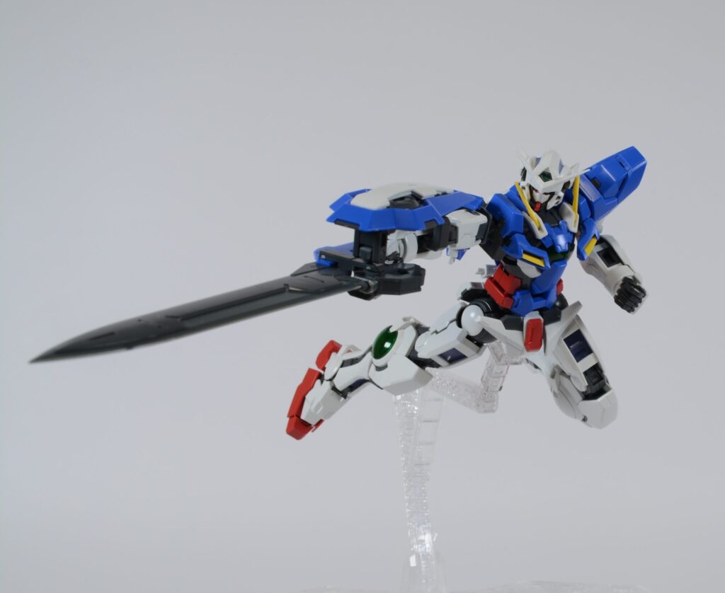 MGガンダムエクシアの素組の画像