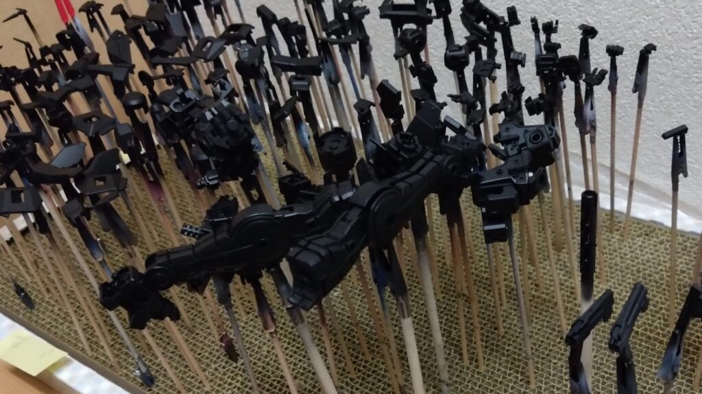 ガンダムデュナメスを塗装作成しますの画像