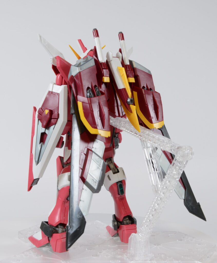 【ガンプラ】 MG 1/100 インフィニットジャスティスガンダムを塗装作成します。④最終組み立てします。配色の工夫だけで加工技術を凌駕できるのか。「機動戦士ガンダムSEED DESTINY(シードデスティニー)」の画像