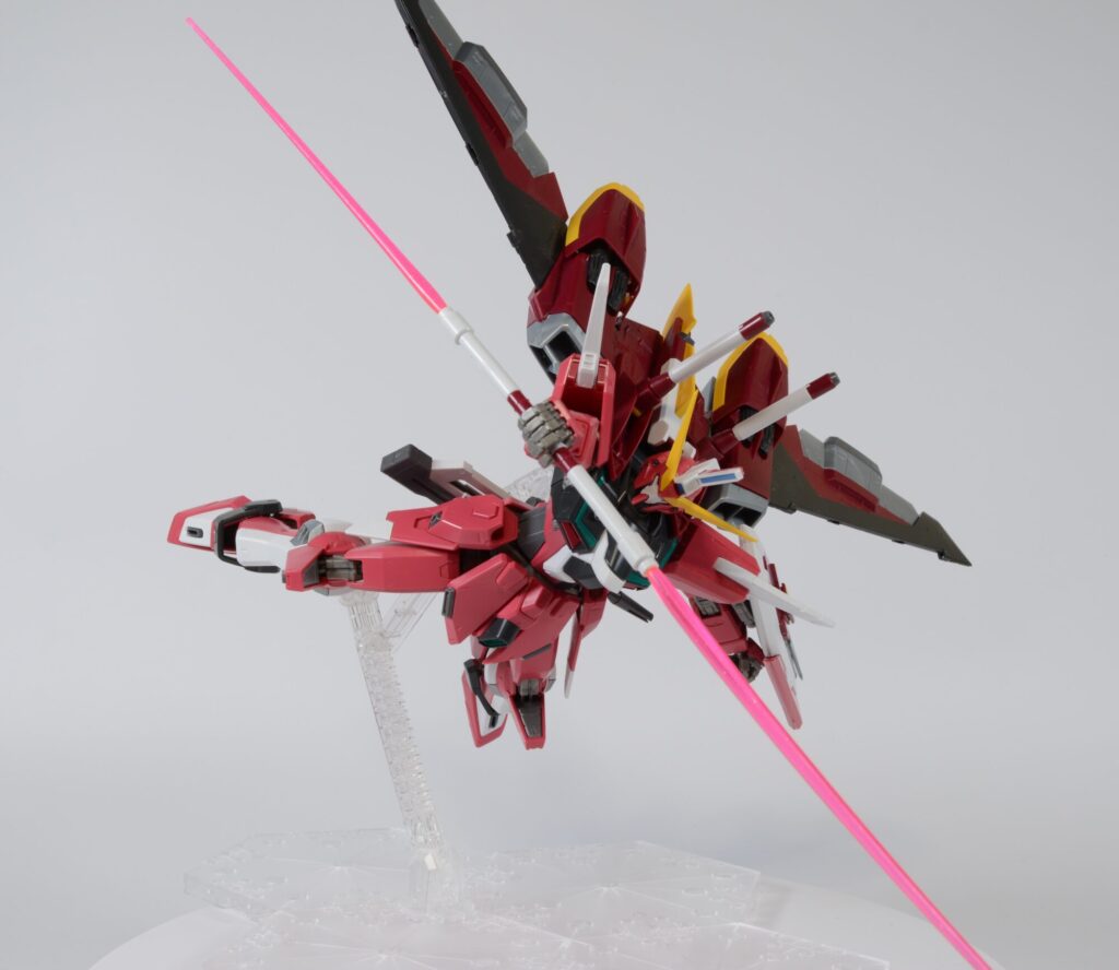 MGインフィニットジャスティスガンダムの素組画像