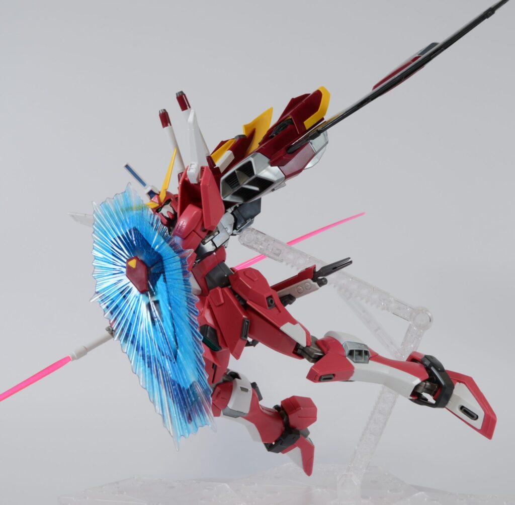 MGインフィニットジャスティスガンダムの素組画像