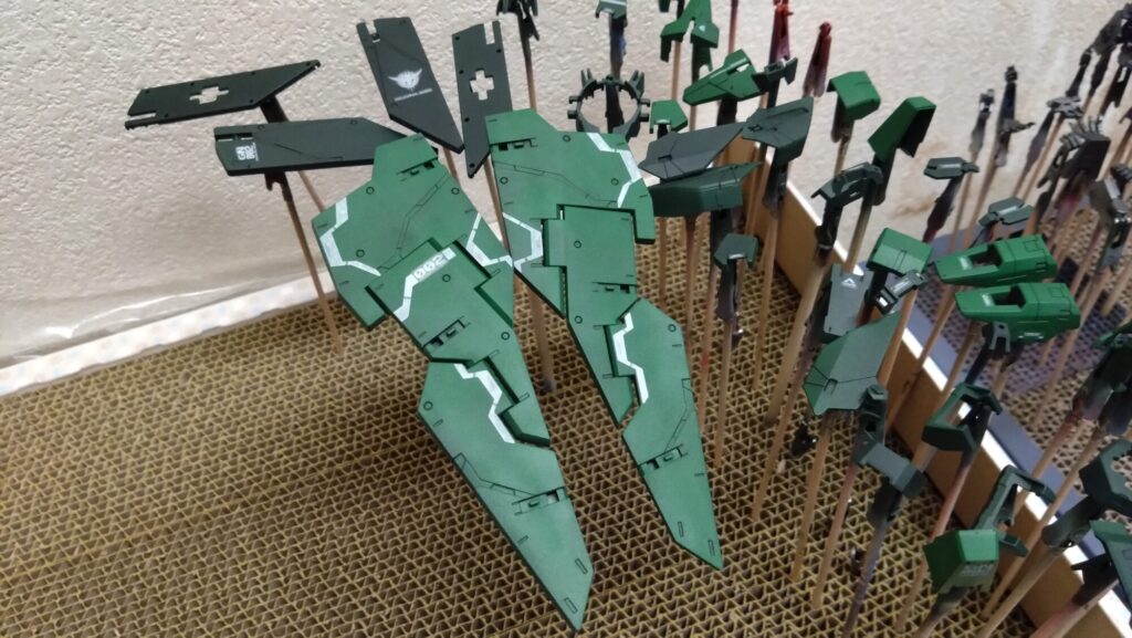 ガンダムデュナメスを塗装作成しますの画像