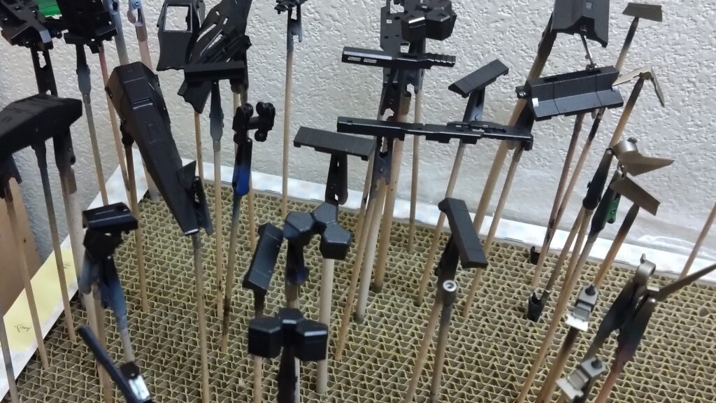 MG 1/100 ガンダムキュリオスを塗装作成します。③の画像