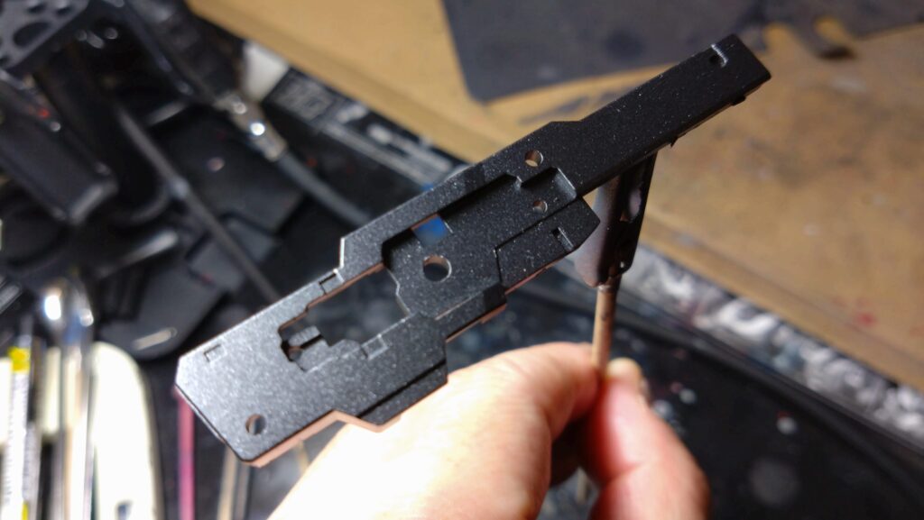 MG 1/100 ガンダムキュリオスを塗装作成します。③の画像