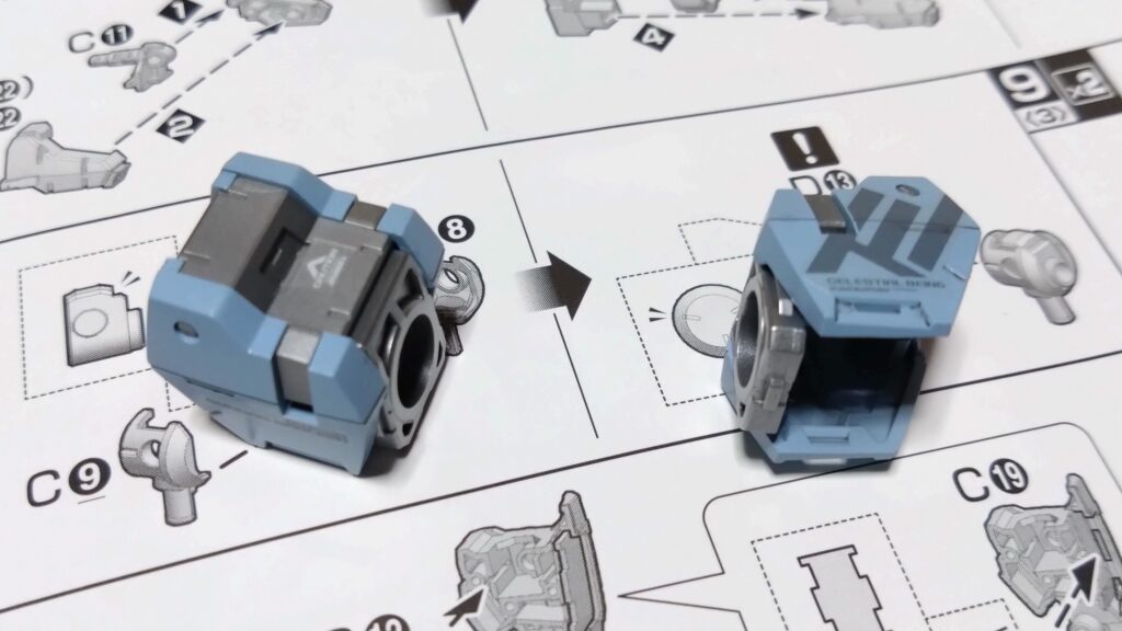 【ガンプラ】 MG 1/100 ガンダムヴァーチェを塗装作成してレビューします。④（組み上げていきます。）の画像