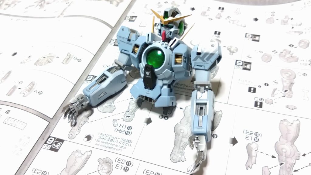 【ガンプラ】 MG 1/100 ガンダムヴァーチェを塗装作成してレビューします。④（組み上げていきます。）の画像