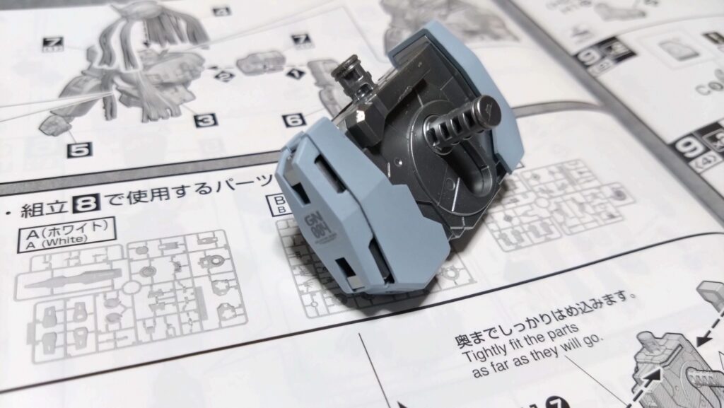 【ガンプラ】 MG 1/100 ガンダムヴァーチェを塗装作成してレビューします。④（組み上げていきます。）の画像