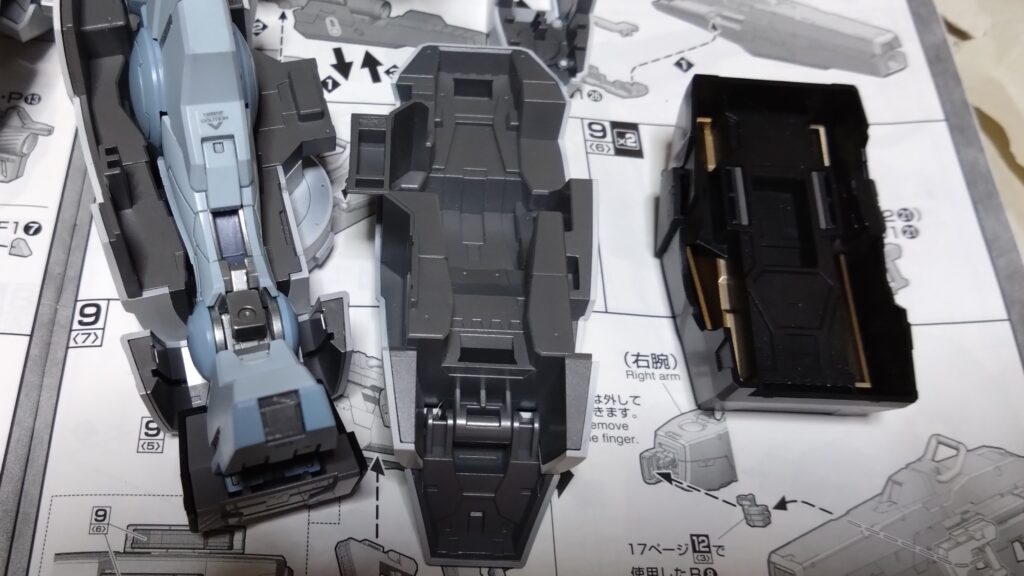 【ガンプラ】 MG 1/100 ガンダムヴァーチェを塗装作成してレビューします。④（組み上げていきます。）の画像
