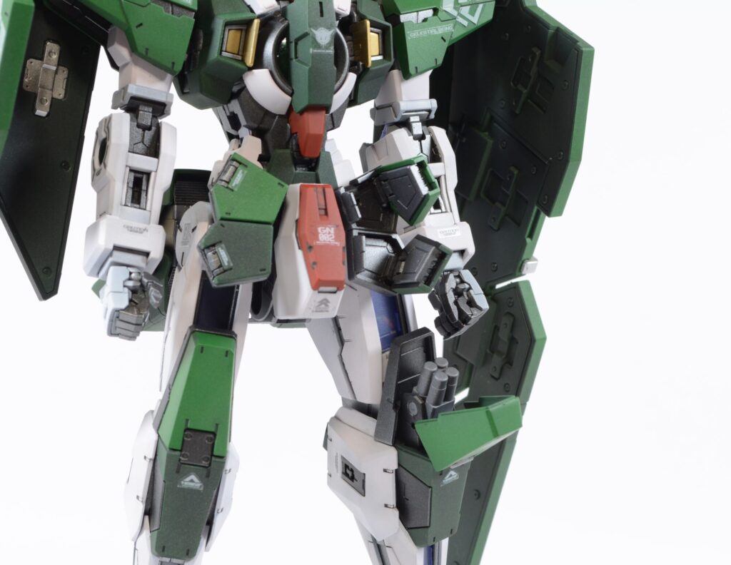 MGガンダムデュナメスを塗装作成する完成編の画像