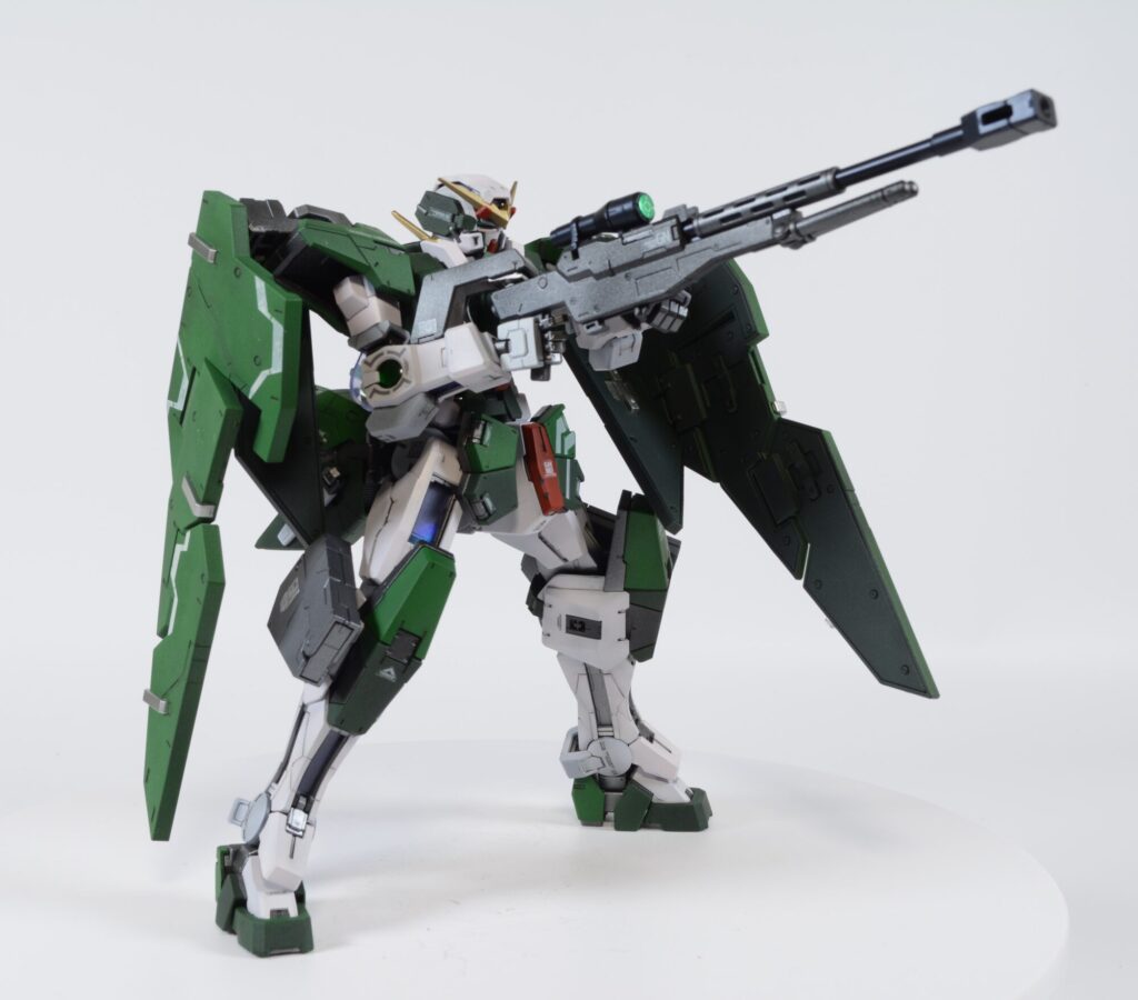 MGガンダムデュナメスを塗装作成する完成編の画像