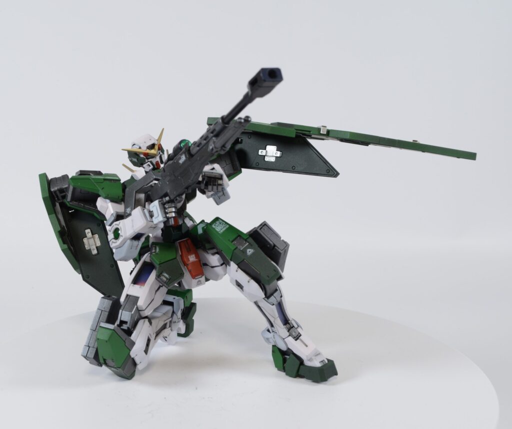MGガンダムデュナメスを塗装作成する完成編の画像