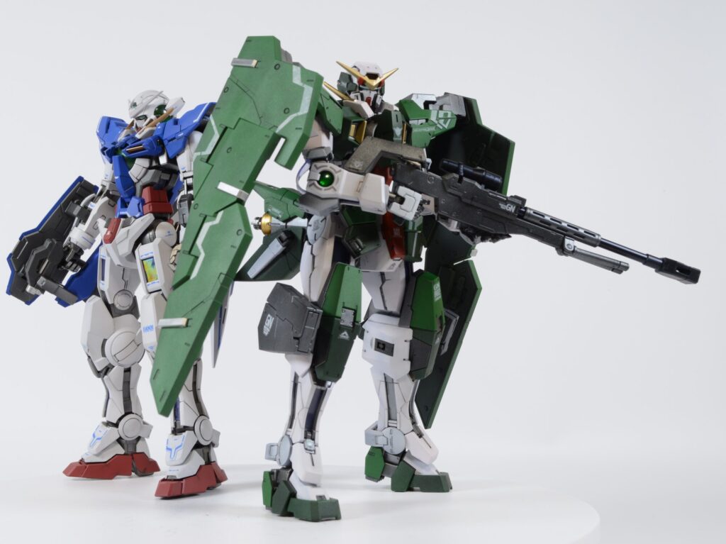 MGガンダムデュナメスを塗装作成する完成編の画像