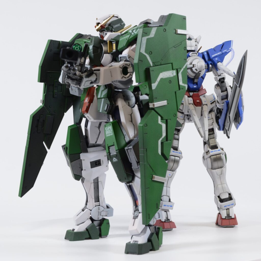 MGガンダムデュナメスを塗装作成する完成編の画像