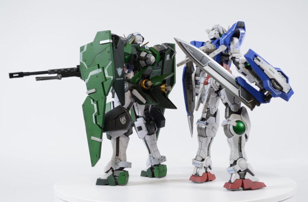 MGガンダムデュナメスを塗装作成する完成編の画像