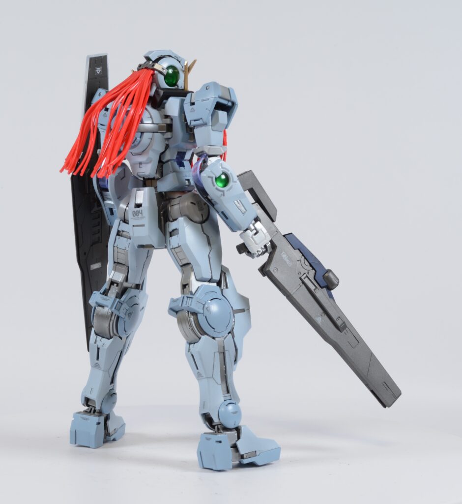 【ガンプラ】 MG 1/100 ガンダムヴァーチェ（ナドレ）を塗装作成して完成編です。⑤の画像