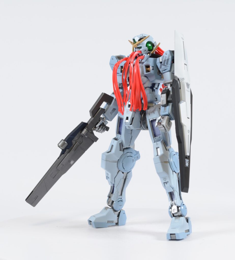 【ガンプラ】 MG 1/100 ガンダムヴァーチェ（ナドレ）を塗装作成して完成編です。⑤の画像