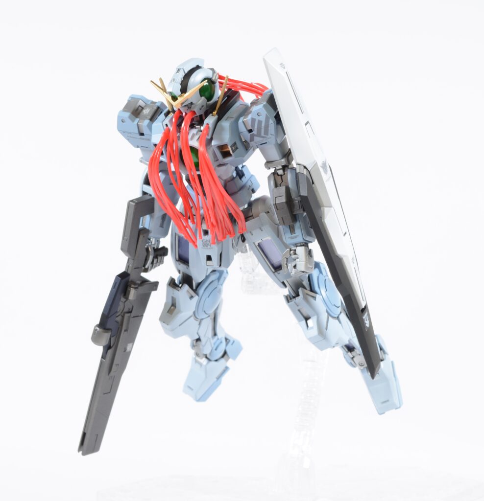 【ガンプラ】 MG 1/100 ガンダムヴァーチェ（ナドレ）を塗装作成して完成編です。⑤の画像