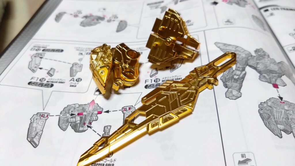 【ガンプラ】MGEXストライクフリーダムガンダムを塗装作成してレビューします。②まずは内部フレームの塗装プランを練ります。「機動戦士ガンダムSEED DESTINY（シードデスティニー）」の画像