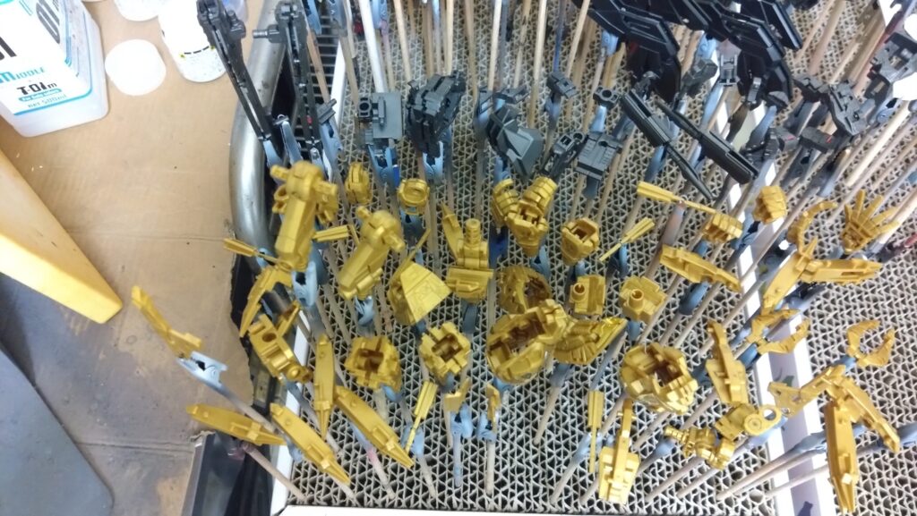 【ガンプラ】MGEXストライクフリーダムガンダムを塗装作成してレビューします。②まずは内部フレームの塗装プランを練ります。「機動戦士ガンダムSEED DESTINY（シードデスティニー）」の画像