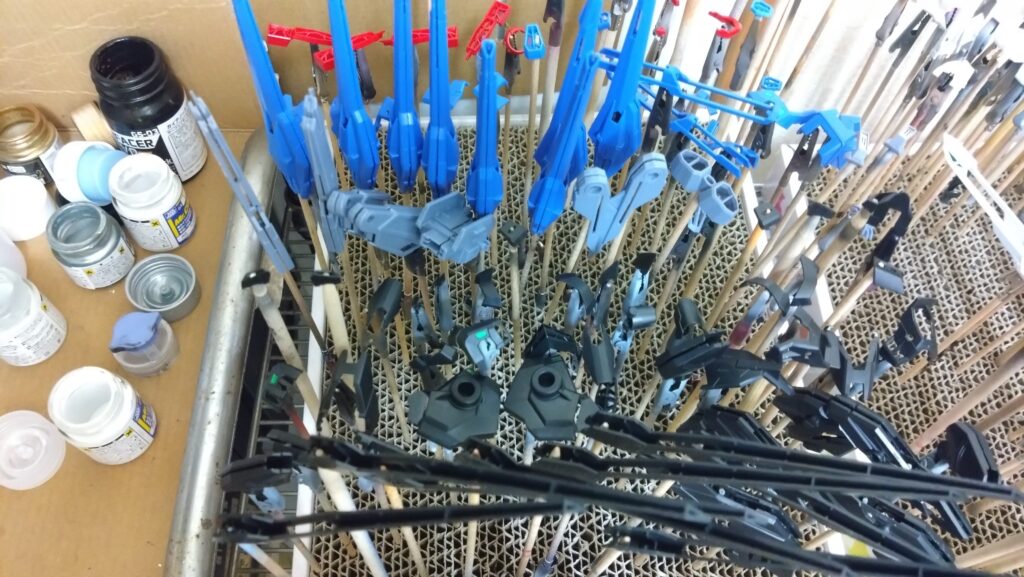 【ガンプラ】MGEXストライクフリーダムガンダムを塗装作成してレビューします。②まずは内部フレームの塗装プランを練ります。「機動戦士ガンダムSEED DESTINY（シードデスティニー）」の画像