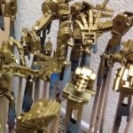 【ガンプラ】MGEXストライクフリーダムガンダムを塗装作成してレビューします。③外装パーツと、金色の内部フレームを塗装していきます。「機動戦士ガンダムSEED DESTINY（シードデスティニー）」の画像