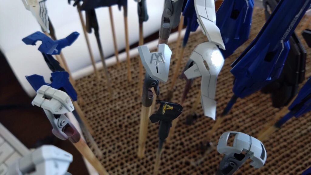 【ガンプラ】MGEXストライクフリーダムガンダムを塗装作成してレビューします。④手順通りに内部フレームから組み立てます。「機動戦士ガンダムSEED DESTINY（シードデスティニー）」の画像