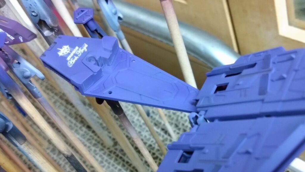 【ガンプラ】 MG 1/100 インフィニットジャスティスガンダムを塗装作成します。③残りのパーツを塗装、トップコートまで行います。「機動戦士ガンダムSEED DESTINY（シードデスティニー）」の画像