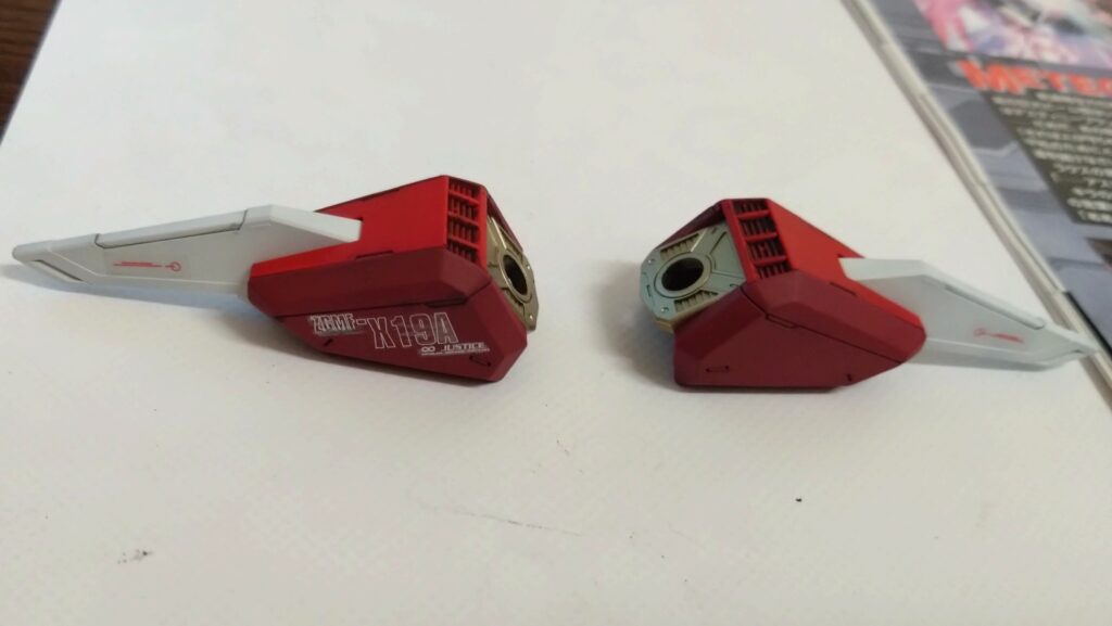 【ガンプラ】 MG 1/100 インフィニットジャスティスガンダムを塗装作成します。④最終組み立てします。配色の工夫だけで加工技術を凌駕できるのか。「機動戦士ガンダムSEED DESTINY(シードデスティニー)」の画像