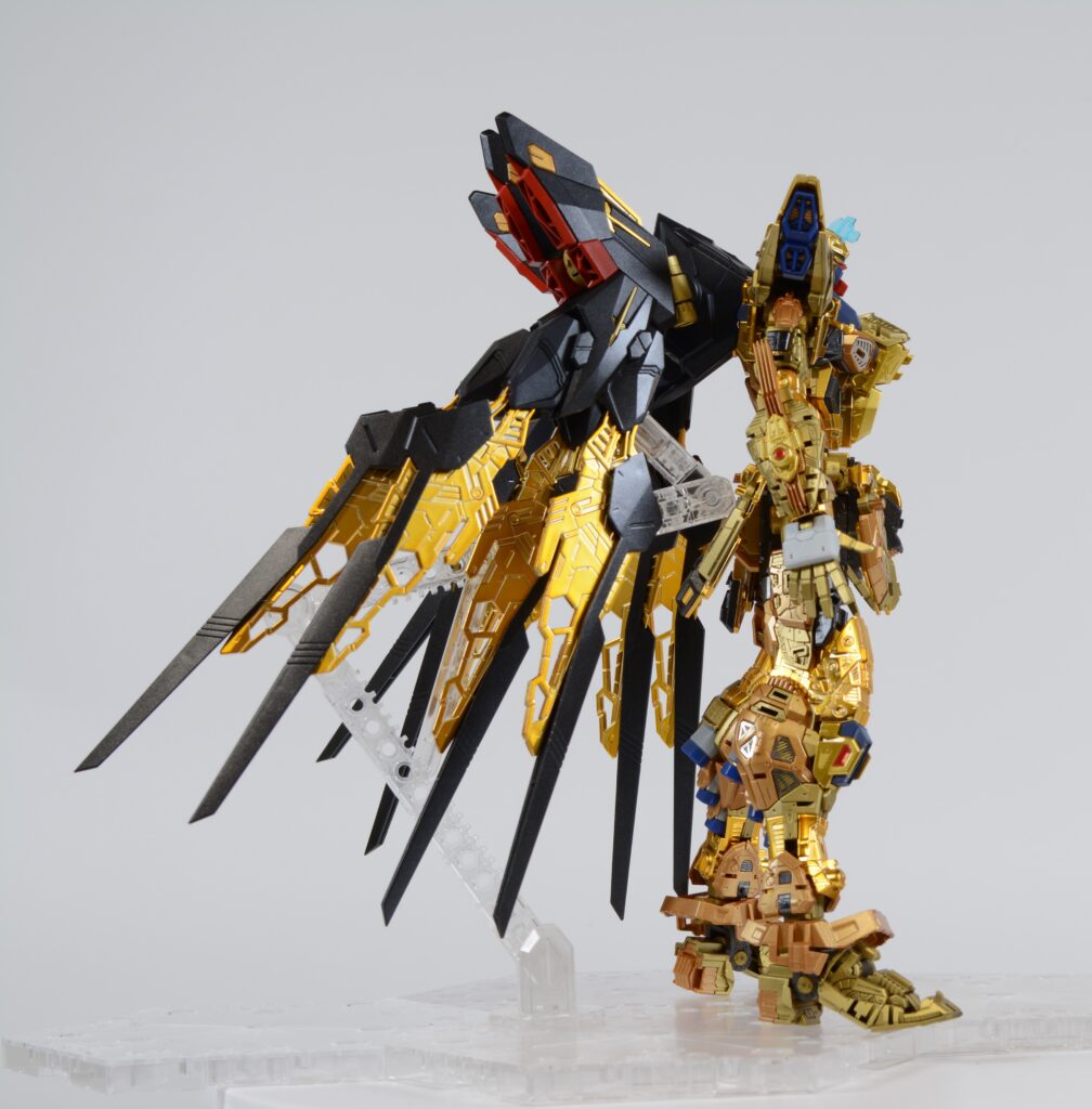 【ガンプラ】MGEXストライクフリーダムガンダムを塗装作成してレビューします。④手順通りに内部フレームから組み立てます。「機動戦士ガンダムSEED DESTINY（シードデスティニー）」の画像