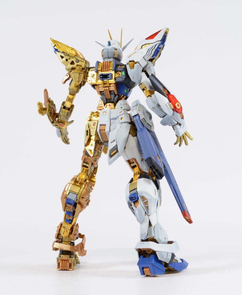 【ガンプラ】MGEXストライクフリーダムガンダムを塗装作成してレビューします。⑤黄金のフレームに外装パーツを取り付けて完成・・のはずでしたが、もう少し作業に時間をかけます。「機動戦士ガンダム SEED DESTINY（シードデスティニー）」の画像
