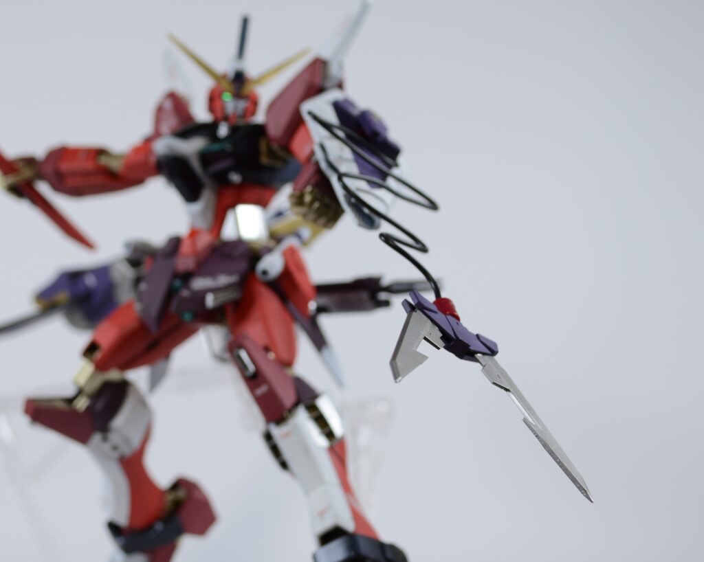 【ガンプラ】MG インフィニットジャスティスガンダムを塗装作成してレビューします。⑤完成編。配色の見直しでMGEXに対抗できるのか。「機動戦士ガンダム SEED DESTINY（シードデスティニー）」の画像