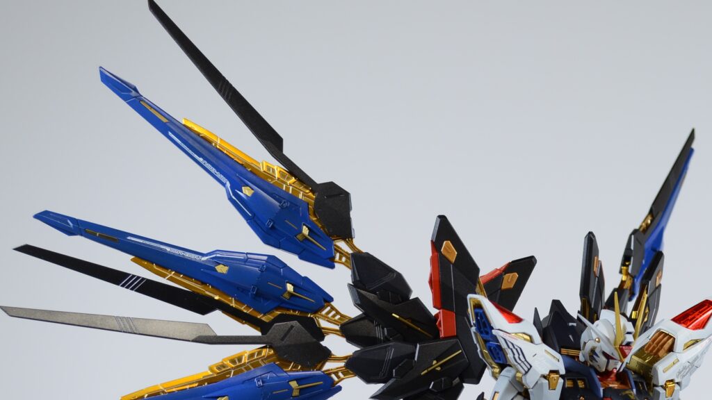 【ガンプラ】MGEXストライクフリーダムガンダムを塗装作成してレビューします。⑥完成編。ポージング画像を残します。「機動戦士ガンダム SEED DESTINY（シードデスティニー）」の画像