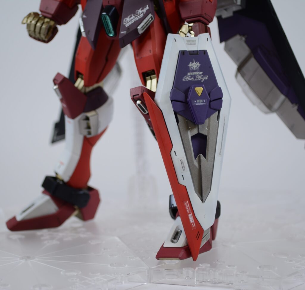 【ガンプラ】MG インフィニットジャスティスガンダムを塗装作成してレビューします。⑤完成編。配色の見直しでMGEXに対抗できるのか。「機動戦士ガンダム SEED DESTINY（シードデスティニー）」の画像