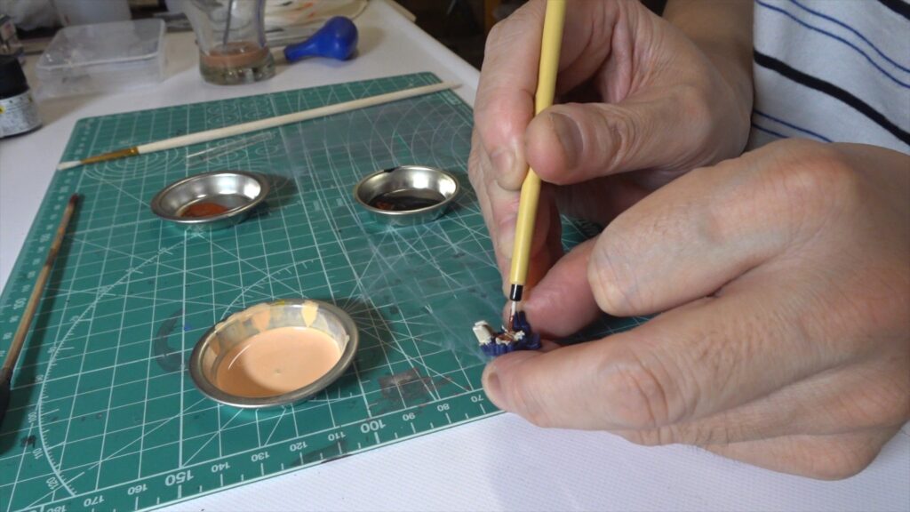 マックスファクトリー1/72 コンバットアーマー ダグラム Ver.GT （太陽の牙 ダグラム）を塗装作成します。④スミ入れと、デカールを貼り付けますの画像