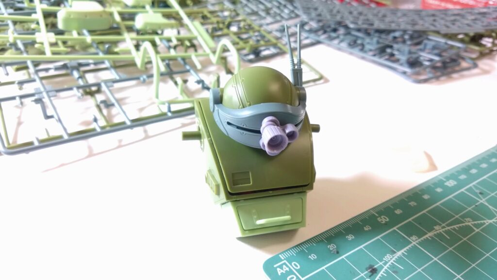 スコープドッグをウォッシングやチッピングで汚して完成させます。①ウェーブ（WAVE）の1/24スケール スコープドッグ レッドショルダーカスタムをイメージ通りに仕上げます。（装甲騎兵ボトムズ）の画像