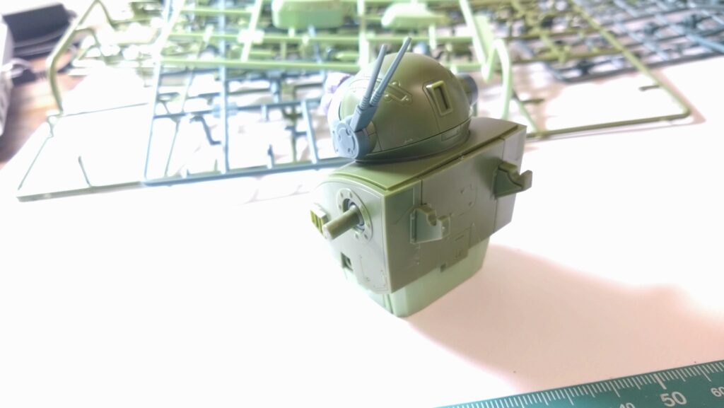 スコープドッグをウォッシングやチッピングで汚して完成させます。①ウェーブ（WAVE）の1/24スケール スコープドッグ レッドショルダーカスタムをイメージ通りに仕上げます。（装甲騎兵ボトムズ）の画像